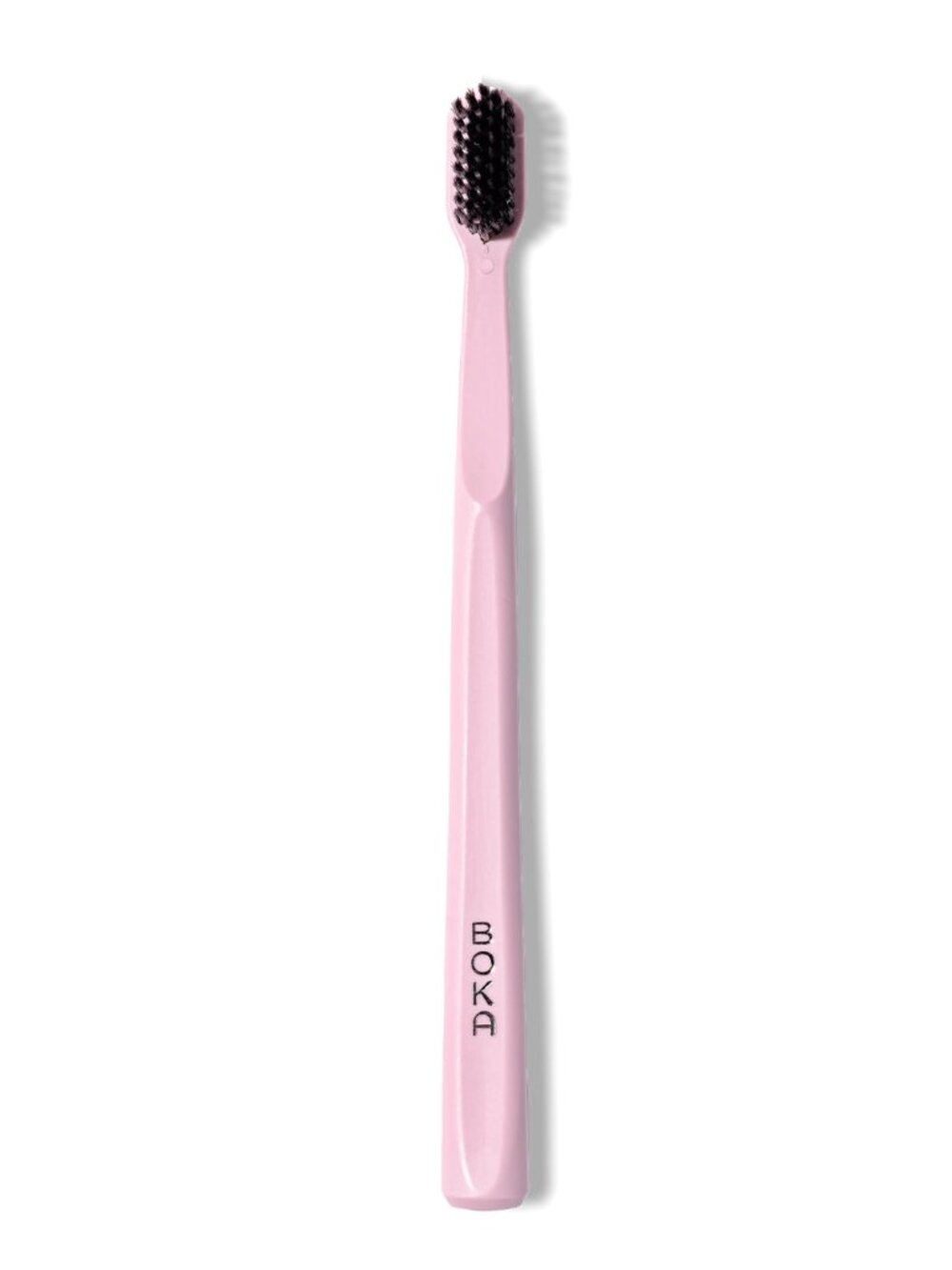 🌶4/$12 NIP BOKA Pink Soft Classic Toothbrust Activated-Charcoal Bristles